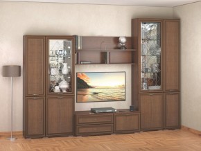 Гостиная-горка Ливорно орех в Карталах - kartaly.mebel24.online | фото 1