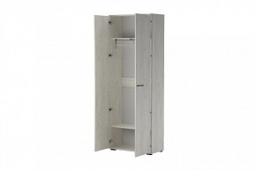 ИТАЛИЯ ШК-800 Шкаф 2дв (дуб крафт белый) в Карталах - kartaly.mebel24.online | фото 2