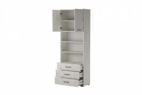 ИТАЛИЯ ШК3Я-800 Шкаф 2дв, 3ящ (дуб крафт белый) в Карталах - kartaly.mebel24.online | фото 2
