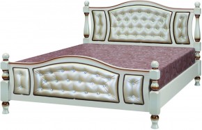 ЖАСМИН Кровать из массива 1400 в Карталах - kartaly.mebel24.online | фото 3
