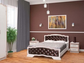 КАРИНА-10 Кровать из массива 1400 в Карталах - kartaly.mebel24.online | фото 1