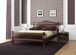 КАРИНА-5 Кровать из массива 1600 в Карталах - kartaly.mebel24.online | фото 1
