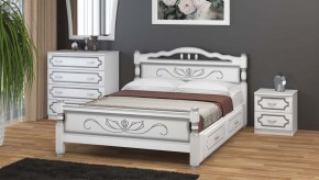 КАРИНА-5 Кровать из массива 900 с 2-мя ящиками в Карталах - kartaly.mebel24.online | фото 1