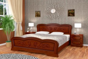 КАРИНА-8 Кровать из массива (Орех) в Карталах - kartaly.mebel24.online | фото