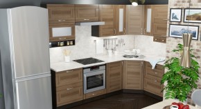 КИРА Кухонный гарнитур Гранд Оптима (2600*1500 мм) в Карталах - kartaly.mebel24.online | фото 1