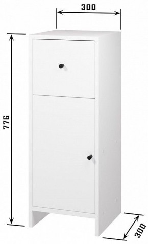 Комод Квадро в Карталах - kartaly.mebel24.online | фото 3