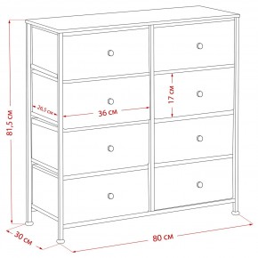 Комод Leset Линкс 8 ящиков (МДФ) в Карталах - kartaly.mebel24.online | фото 12