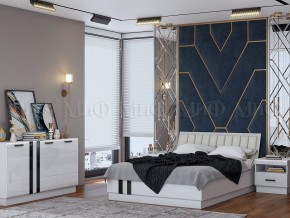 МАГНОЛИЯ Комод (Белый глянец/Белый) в Карталах - kartaly.mebel24.online | фото 3