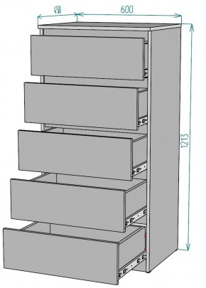 Комод Мальта K132 в Карталах - kartaly.mebel24.online | фото 2