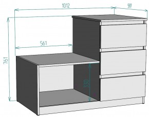 Комод Мальта K207 в Карталах - kartaly.mebel24.online | фото 2