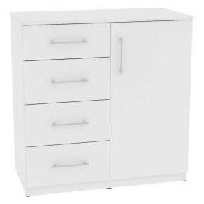 Комод "Калисто (K18)" ручка рейлинг (Белый) в Карталах - kartaly.mebel24.online | фото