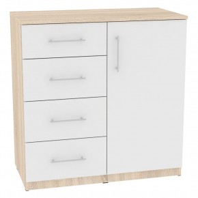 Комод "Калисто (K18)" ручка рейлинг (ДСС-Белый) в Карталах - kartaly.mebel24.online | фото