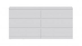 Комод Варма 6Д большой с шестью выдвижными ящиками, цвет белый в Карталах - kartaly.mebel24.online | фото 2