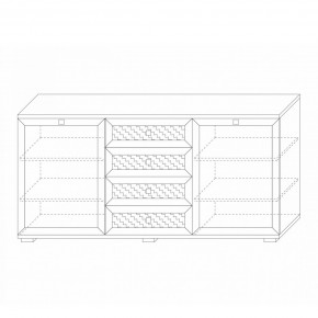 Комодино (фасады глухие) Парма Нео в Карталах - kartaly.mebel24.online | фото 6