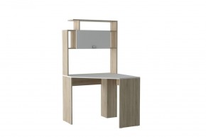 Компьютерный стол №11 (Дуб Сонома/Белый глянец) в Карталах - kartaly.mebel24.online | фото 3