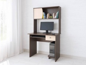 Компьютерный стол Грета-4 венге/дуб молочный в Карталах - kartaly.mebel24.online | фото