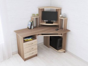 Компьютерный стол Грета-7 ясень шимо/дуб сонома в Карталах - kartaly.mebel24.online | фото