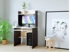 Компьютерный стол КЛ №5.5 (Венге/Дуб молочный) в Карталах - kartaly.mebel24.online | фото