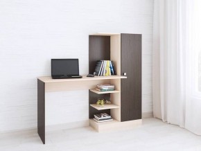 Компьютерный стол Квартет-6 венге/дуб молочный в Карталах - kartaly.mebel24.online | фото
