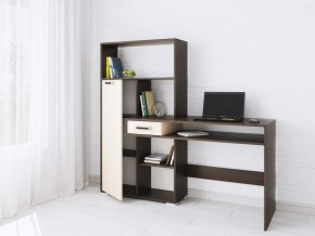 Компьютерный стол Квартет-8 венге/дуб молочный в Карталах - kartaly.mebel24.online | фото
