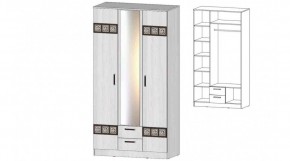 КОСТА-РИКА Шкаф 3-х створчатый (анкор светлый) в Карталах - kartaly.mebel24.online | фото