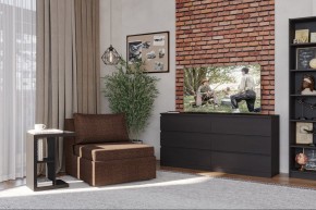 Кресло для отдыха Йоки коричневое, ткань рогожка в Карталах - kartaly.mebel24.online | фото 4