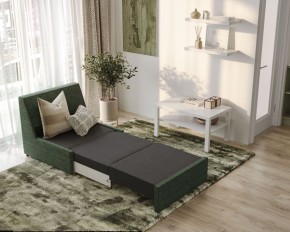 Кресло для отдыха Йоки тёмно-зелёный, ткань рогожка в Карталах - kartaly.mebel24.online | фото 4