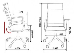 Кресло компьютерное Бюрократ CH-993 светло-коричневое в Карталах - kartaly.mebel24.online | фото 2