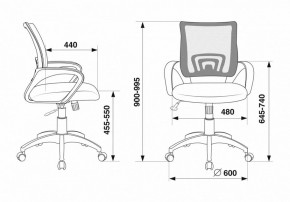 Кресло компьютерное CH-695N/SL/OR/BLACK в Карталах - kartaly.mebel24.online | фото 6