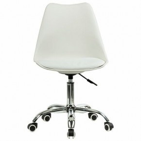 Кресло стул BRABIX "Eames MG-310 CH", хром, пластик белый, экокожа белая, 532923 в Карталах - kartaly.mebel24.online | фото 1