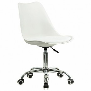 Кресло стул BRABIX "Eames MG-310 CH", хром, пластик белый, экокожа белая, 532923 в Карталах - kartaly.mebel24.online | фото 2