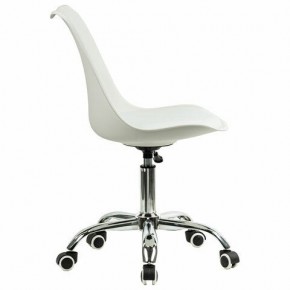 Кресло стул BRABIX "Eames MG-310 CH", хром, пластик белый, экокожа белая, 532923 в Карталах - kartaly.mebel24.online | фото 3