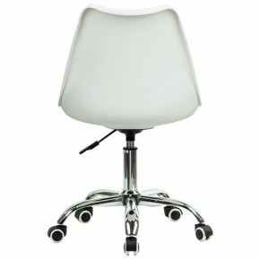 Кресло стул BRABIX "Eames MG-310 CH", хром, пластик белый, ткань серая, 532924 в Карталах - kartaly.mebel24.online | фото 4