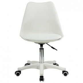 Кресло стул BRABIX "Eames MG-310 PL", пластик белый, экокожа белая, 532926 в Карталах - kartaly.mebel24.online | фото 1