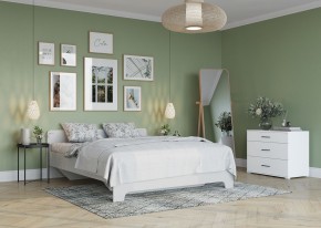 Кровать 1,6 VICTOR + основание (Белый) в Карталах - kartaly.mebel24.online | фото 4