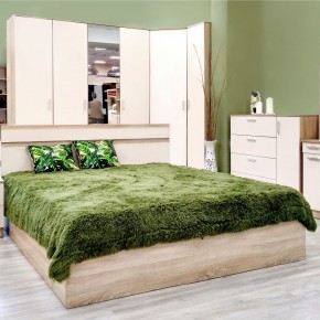 Кровать 1600 Салоу с настилом (Дуб сонома/перламутр) в Карталах - kartaly.mebel24.online | фото 5