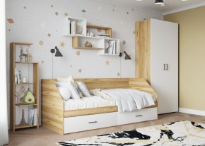 Кровать 800/2 ящика Лайт с настилом ЛДСП в Карталах - kartaly.mebel24.online | фото 3