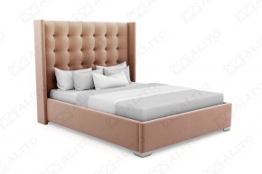 Кровать Брауни Люкс интерьерная +основание (140х200) в Карталах - kartaly.mebel24.online | фото 8