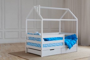 Кровать-домик 80*160 Белый в Карталах - kartaly.mebel24.online | фото 4