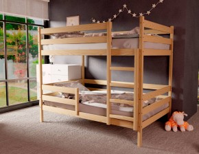 Кровать двухъярусная без крыши 80*190 без покраски в Карталах - kartaly.mebel24.online | фото 2
