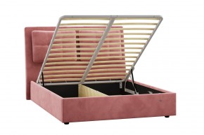 Кровать Ester 1600 с основанием и ПМ (Ультра коралл) Модель 311 в Карталах - kartaly.mebel24.online | фото 2