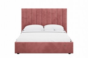 Кровать Ingrid 1600 с основанием и ПМ (Ультра коралл) Модель 312 в Карталах - kartaly.mebel24.online | фото