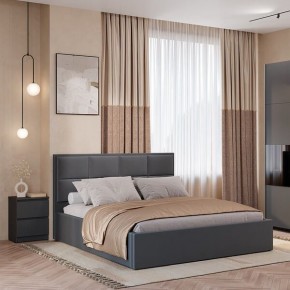 Кровать Линда КР-16 (Графит) 1600 в Карталах - kartaly.mebel24.online | фото 2