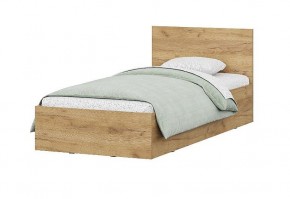 Кровать одинарная 0.9 МСП-1 + основание Лайт (Дуб золотой) в Карталах - kartaly.mebel24.online | фото