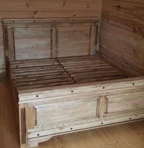 Кровать "Викинг 01" 1600 массив в Карталах - kartaly.mebel24.online | фото 2