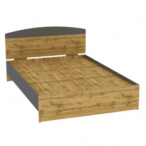 Кровать с основанием Алиса (L32) 1600*2000 (ДВ-Графит) в Карталах - kartaly.mebel24.online | фото