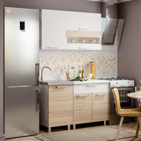 Кухня Айсбери 1.2 м (Белый/Дуб Сонома) в Карталах - kartaly.mebel24.online | фото
