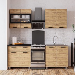 Кухня Крафт 1.6 (белый/крафт) в Карталах - kartaly.mebel24.online | фото