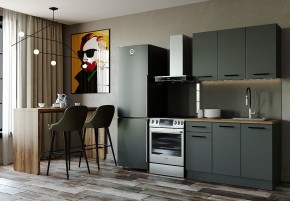Кухонный гарнитур Антрацит 1200 (Стол. 38мм) в Карталах - kartaly.mebel24.online | фото