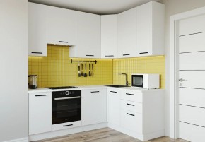 Кухонный гарнитур Белый Глянец 2200*1600 h950 (Стол. 26мм) в Карталах - kartaly.mebel24.online | фото